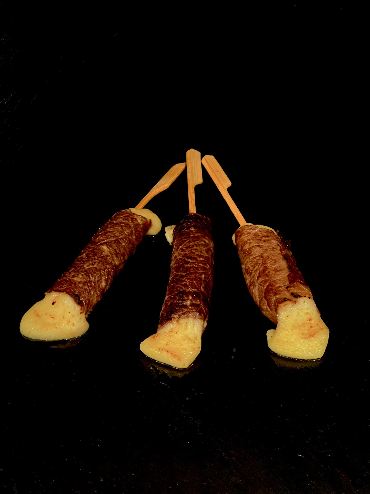 Brochettes Boeuf Fromage x2